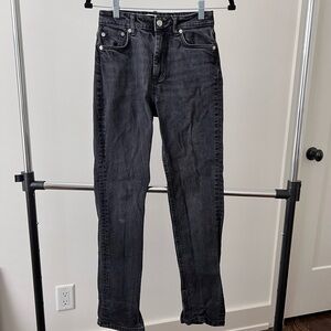 Zara Split Hem Jeans